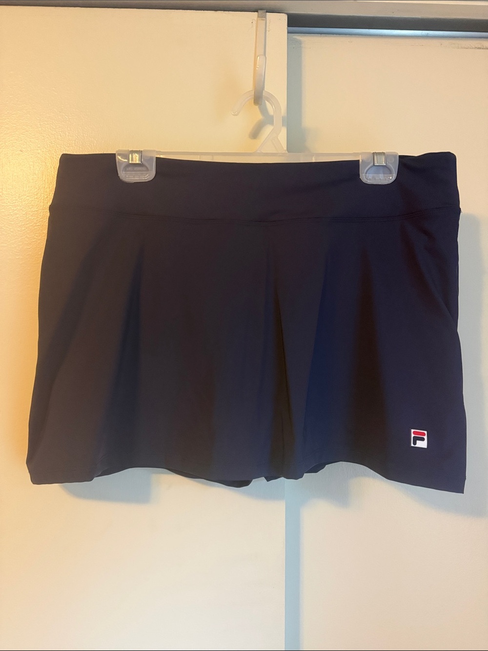 Fila Women's Navy Athletic Skort with Logo